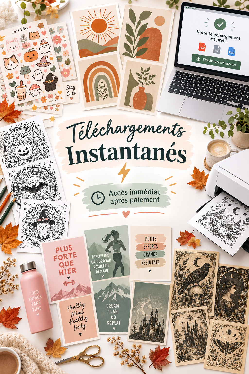 Téléchargements instantanées