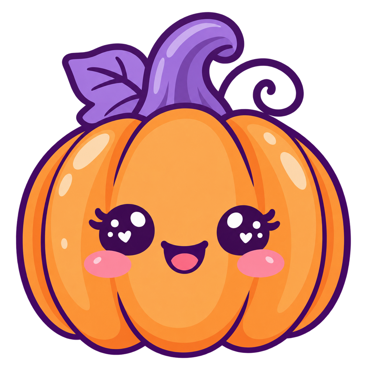 Stickers Halloween Kawaii à Imprimer – 10 PNG Téléchargement Instantané | Fantômes Citrouilles Chats