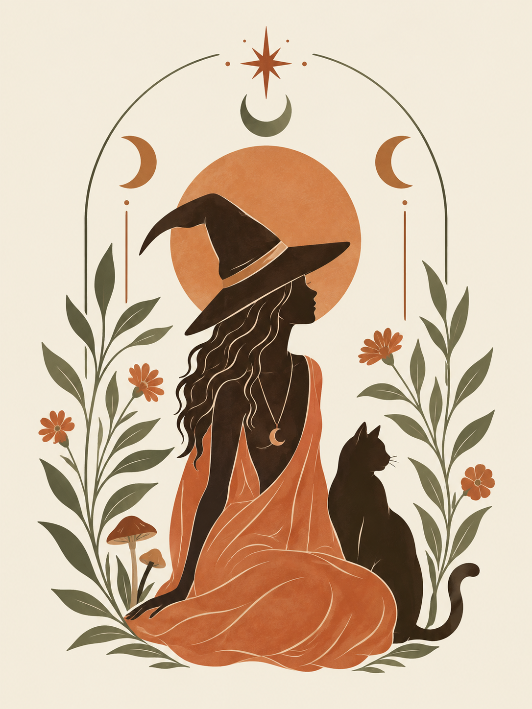 Set 10 Affiches Boho Halloween Wall Art à Imprimer – Déco Automne Citrouille PNG | Téléchargement Instantané