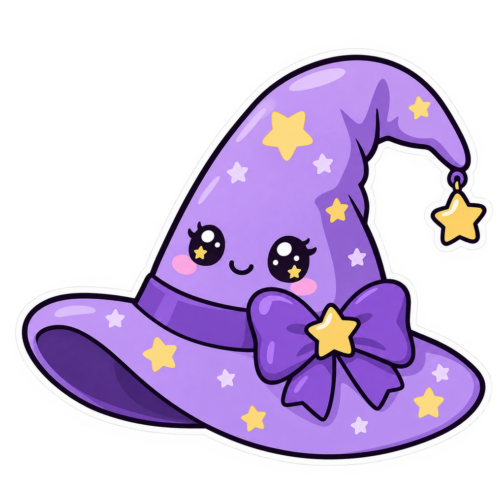 Stickers Halloween Kawaii à Imprimer – 10 PNG Téléchargement Instantané | Fantômes Citrouilles Chats