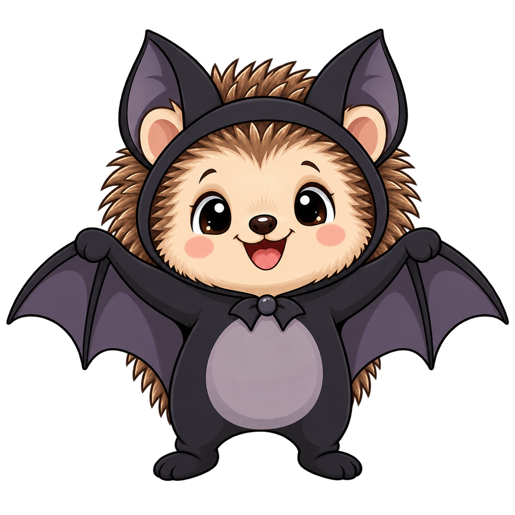 Pack Clipart Animaux Mignons Déguisés Halloween – PNG Kawaii à Imprimer | Téléchargement Instantané