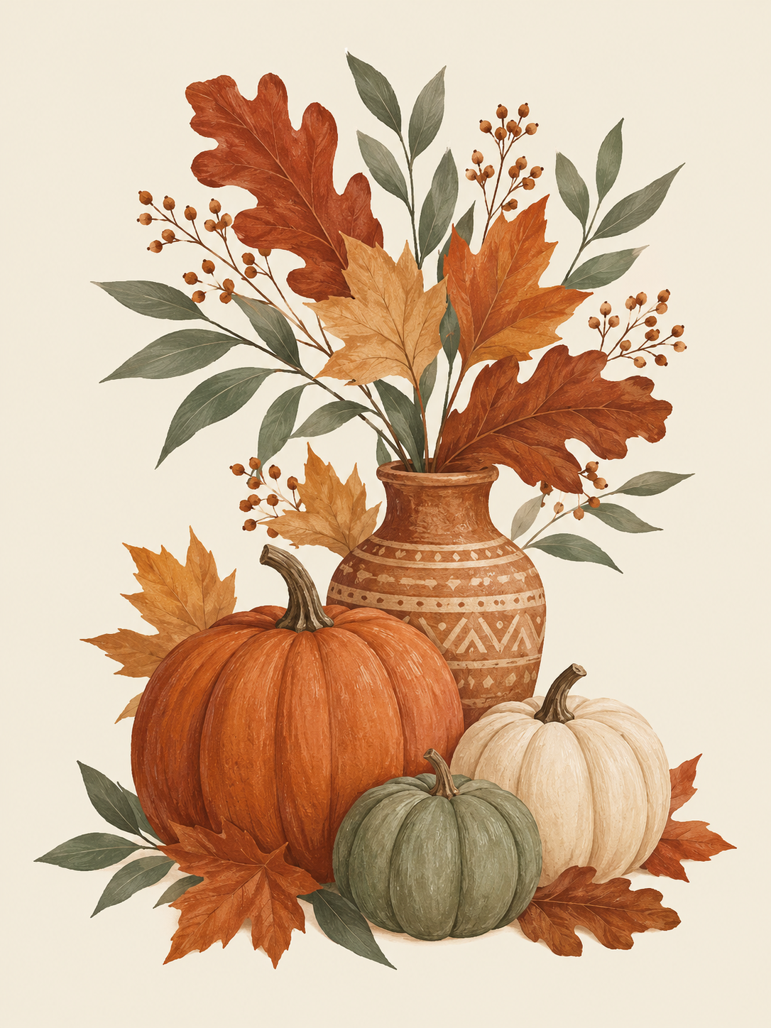 Set 10 Affiches Boho Halloween Wall Art à Imprimer – Déco Automne Citrouille PNG | Téléchargement Instantané