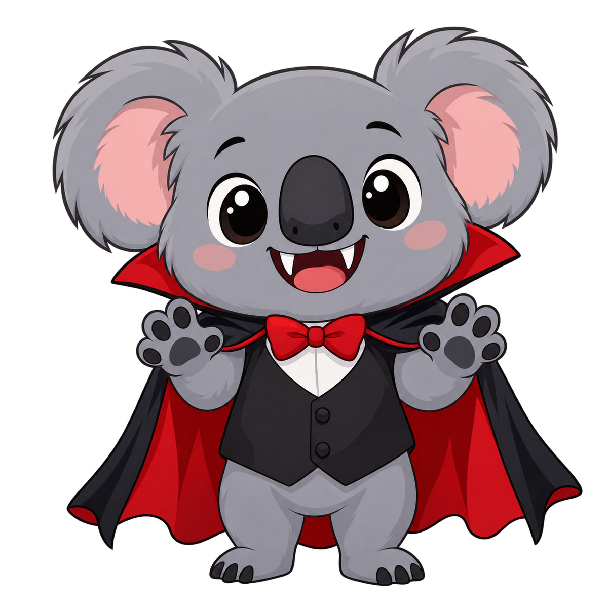 Pack Clipart Animaux Mignons Déguisés Halloween – PNG Kawaii à Imprimer | Téléchargement Instantané