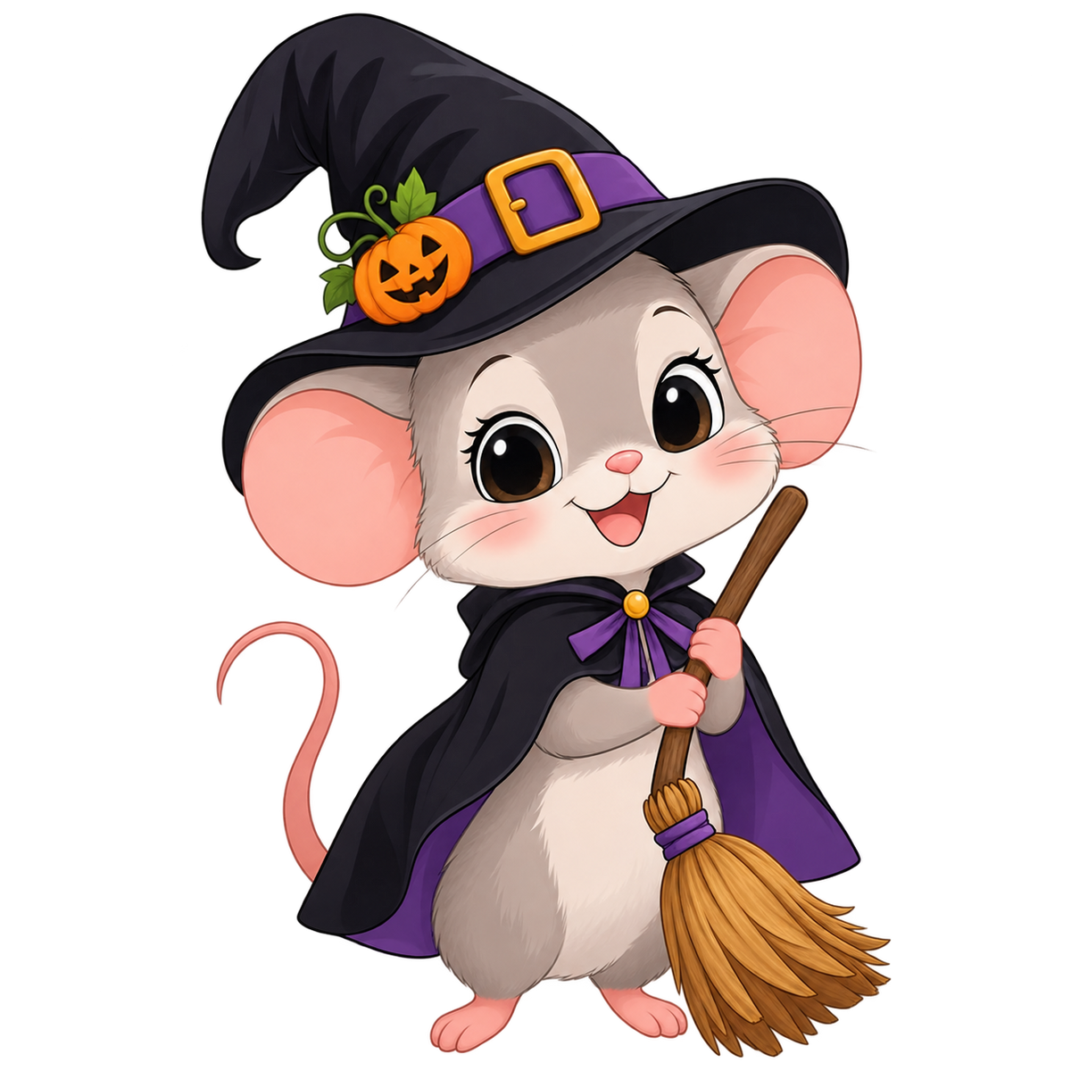 Pack Clipart Animaux Mignons Déguisés Halloween – PNG Kawaii à Imprimer | Téléchargement Instantané