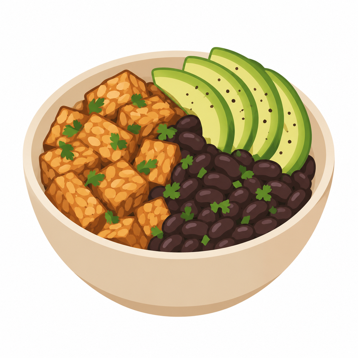 Pack Illustrations Cuisine Végétale Hyperprotéinée à Imprimer – Clipart Recettes Vegan PNG | Téléchargement Instantané