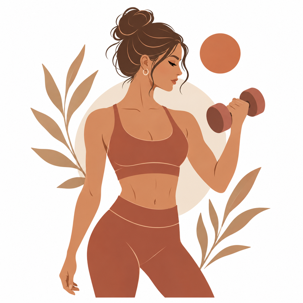Pack Illustrations Girlboss Fitness Motivation à Imprimer – Affiche Sport Femme PNG | Téléchargement Instantané
