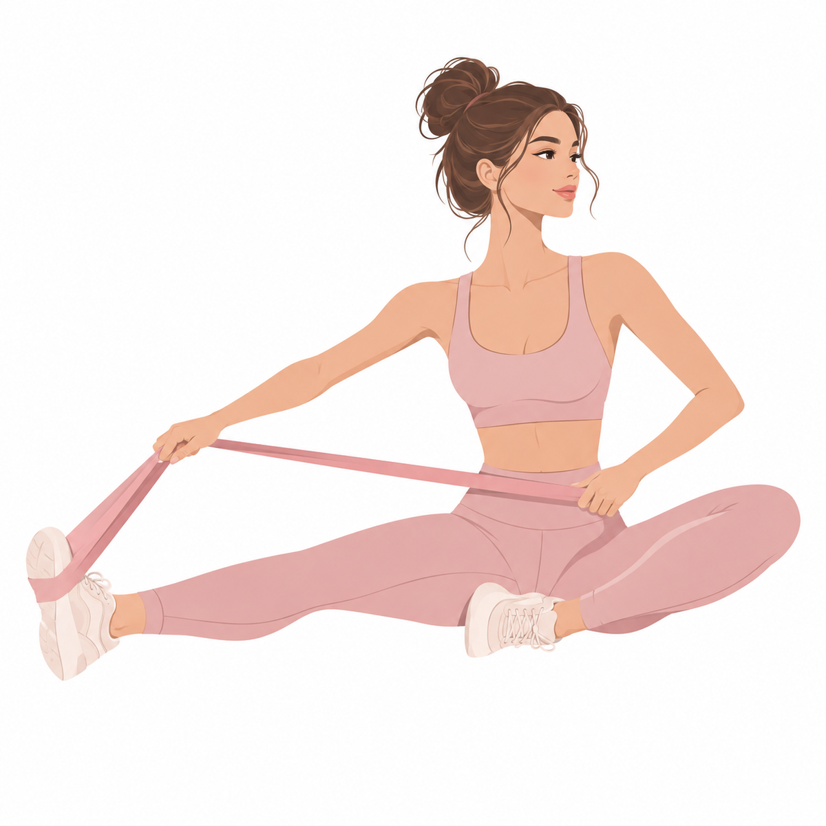 Pack Illustrations Girlboss Fitness Motivation à Imprimer – Affiche Sport Femme PNG | Téléchargement Instantané
