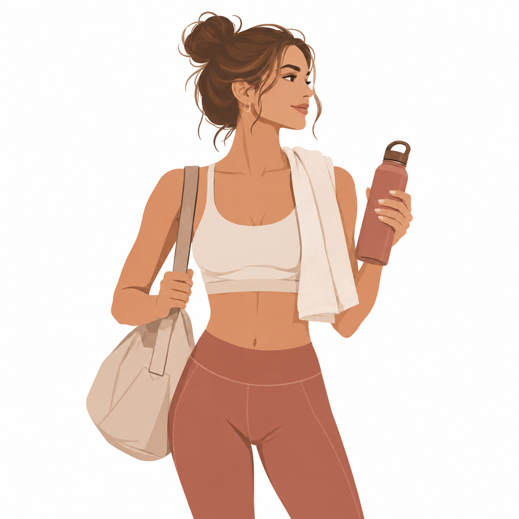 Pack Illustrations Girlboss Fitness Motivation à Imprimer – Affiche Sport Femme PNG | Téléchargement Instantané