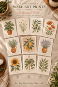 Set 10 Affiches Boho Kitchen Wall Art à Imprimer Pinterest