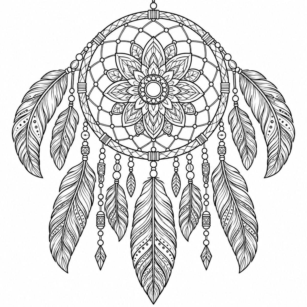 Pack 10 Mandalas Zen à Colorier – Pages Coloriage Adulte Anti-stress PNG | Téléchargement Instantané